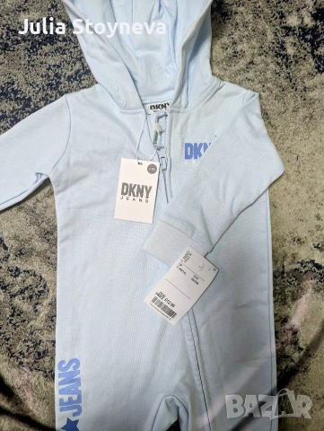 Оригинален ромпър на DKNY,рр 3-6м, снимка 2 - Бодита за бебе - 53830998
