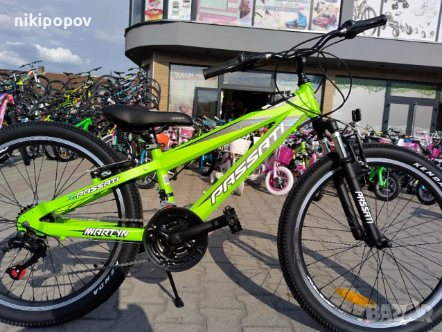 PASSATI Алуминиев велосипед 24" MARTYN зелен