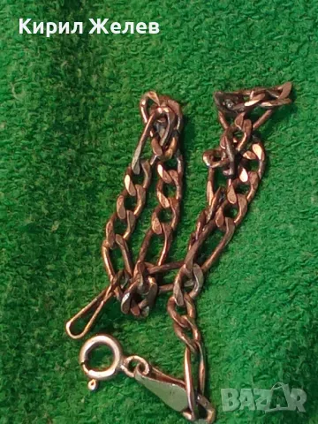 СТАРА СРЕБЪРНА ГРИВНА СРЕБРО 925 КЛАСИЧЕСКА КАРТИЕ ПЛЕТКА 47962, снимка 12 - Гривни - 49682640