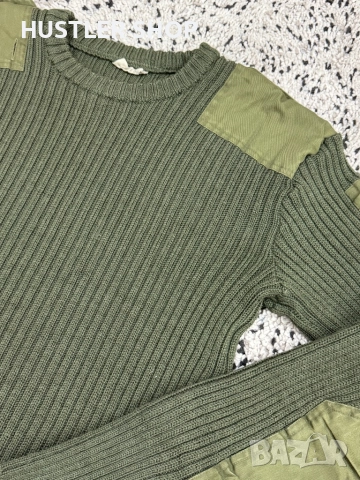 Мъжки военен пуловер. Размер L, снимка 2 - Пуловери - 52702492