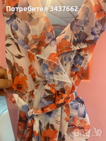 Рокля дълга елегантна, снимка 4 - Рокли - 50981012