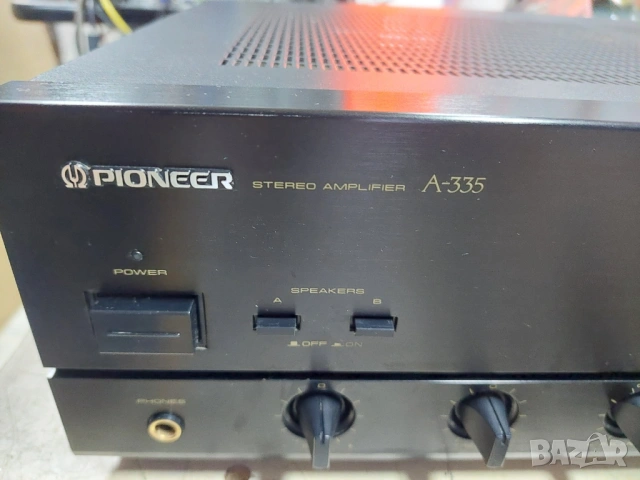 Усилвател Pioneer A-335, снимка 2 - Ресийвъри, усилватели, смесителни пултове - 53886476