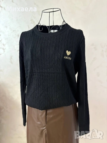 Дамски пуловер - три цвята - 24€, снимка 2 - Блузи с дълъг ръкав и пуловери - 53189256