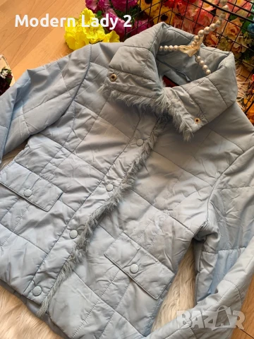 Светло синьо яке, снимка 2 - Якета - 50877690