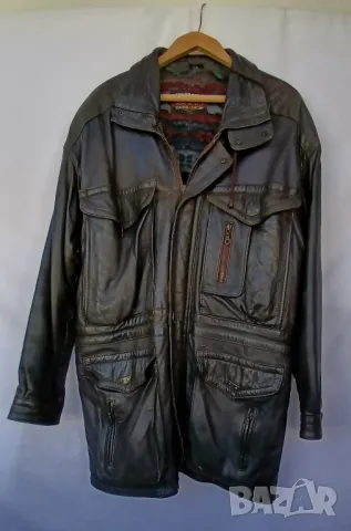 Мъжка зимна шуба от естествена кожа телешки бокс., снимка 2 - Якета - 50353254