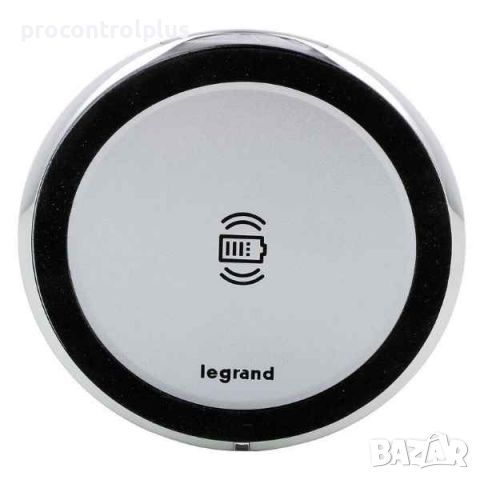 Продавам Безжично зарядно за бързо зареждане на смартфони с Qi приемник 15 Legrand Incara Disq 80 Qi, снимка 1 - Други - 45822865