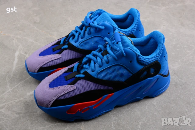 Adidas Адидас Yeezy Boost 700 Hi-Res Blue Kanye Black маратонки кецове мъжки дамски , снимка 4 - Маратонки - 51080507