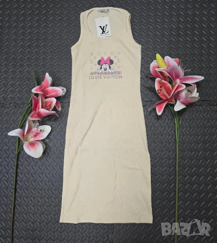 рокля рипс louis vuitton , снимка 4 - Рокли - 51146864