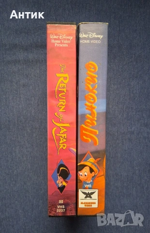 Видеокасети VHS Завръщането на Джафар Пинокио Анимация, снимка 3 - Други жанрове - 53961504