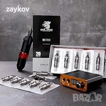 Комплект за татуировки, Стартов комплект за татуировки Solong, снимка 5 - Друга електроника - 51798884