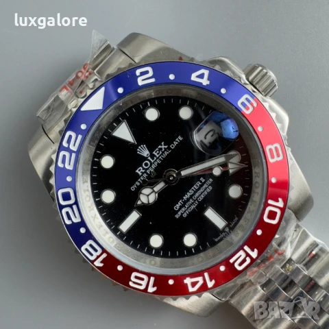 Мъжки часовник Rolex GMT-Master II Pepsi с автоматичен механизъм, снимка 4 - Мъжки - 40598464