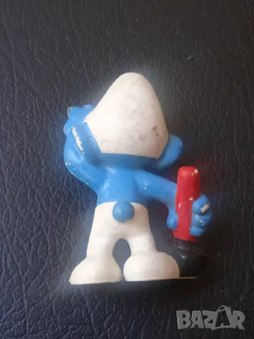 Смърф / Smurf Figure -  West Germany Bully Peyo -оригинална фигурка, снимка 4 - Колекции - 47172509