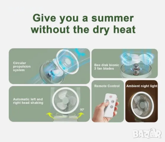 USB Вентилатор Rosberg – Мощност, Гъвкавост и Стил в Един Компактен Дизайн, снимка 4 - Вентилатори - 50363448