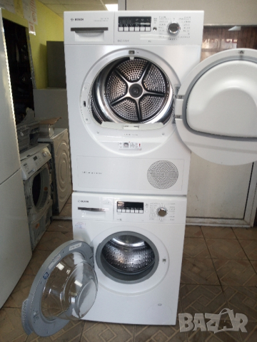 Комплект пералня и сушилня Бош Bosch Serie 4.   8 кг.   2 години гаранция!, снимка 7 - Перални - 45031749