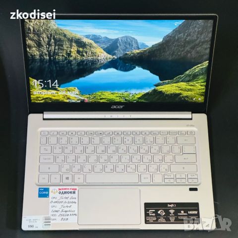 Лаптоп Acer - Swift 3 SF314-59, снимка 2 - Лаптопи за дома - 46006553