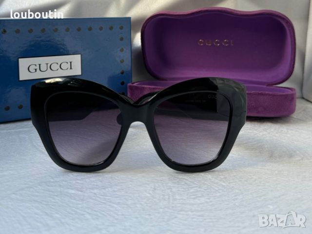 GUCCI GG0808 с лого 1:1 дамски слънчеви очила котка, снимка 5 - Слънчеви и диоптрични очила - 45197800