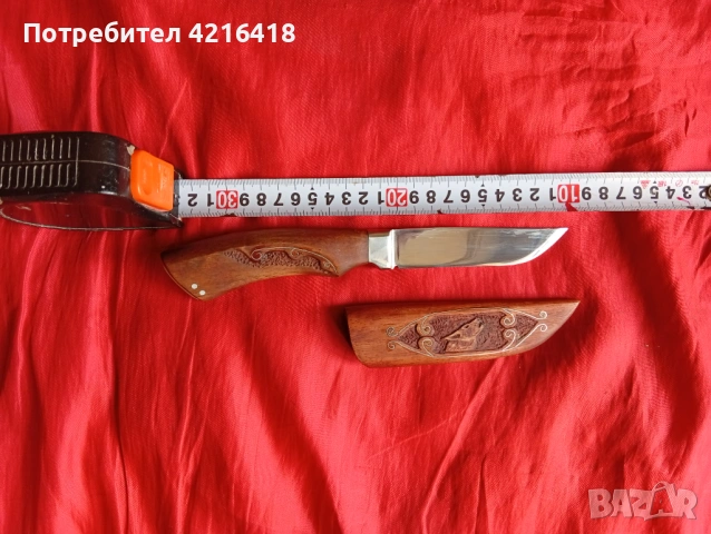 Нож ръчна изработка, снимка 4 - Ножове - 54277621