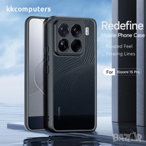 DUX DUCIS Aimo Калъф2 за Xiaomi 15 Pro. – TPU+PC, Черен, със Скрийн Протектор, снимка 3 - Калъфи, кейсове - 50628344