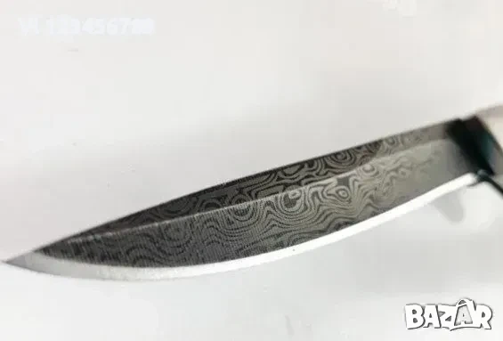 Сгъваем нож M390 - 78х194 (4) - острие"дамаск" , снимка 4 - Ножове - 53840914