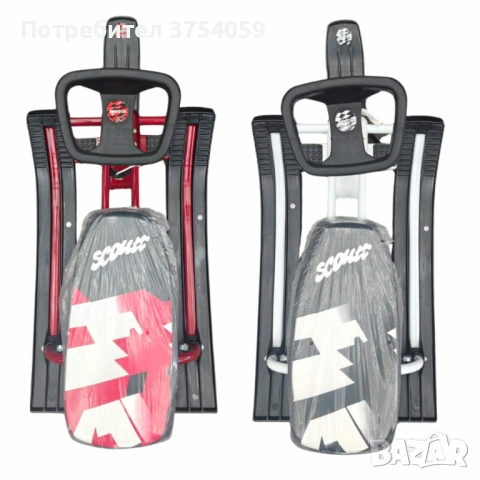 Зимна шейна с кормило, предни и задни ски и метална спирачка Mustang, снимка 14 - Други - 53076939