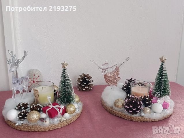 Коледни свещници, снимка 3 - Коледни подаръци - 52637965