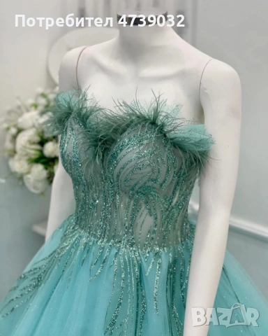 Дълга официална рокля, без забележки, снимка 3 - Рокли - 53488726