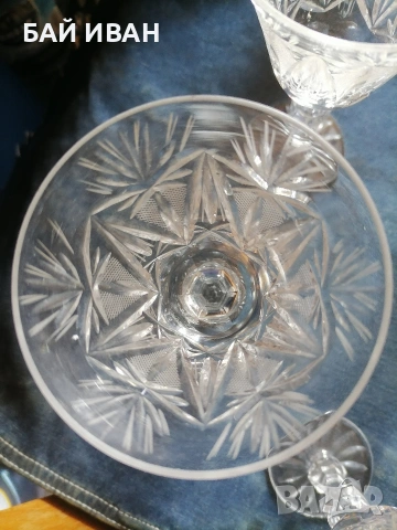 СТАРИ КРИСТАЛНИ ЧАШИ , снимка 14 - Други ценни предмети - 54049333