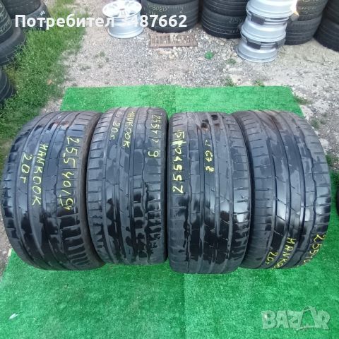 255 40 19 HANKOOK 2броя летни дот 2020г , снимка 1 - Гуми и джанти - 46262735