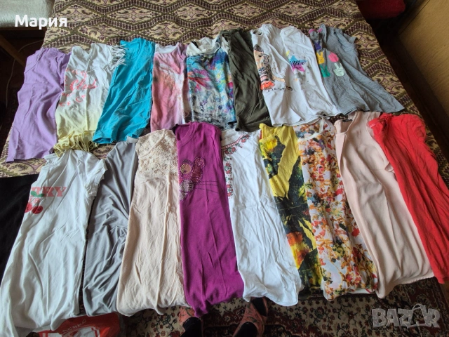 Блузи с къс ръкав размер 158-164, снимка 2 - Детски тениски и потници - 53915888