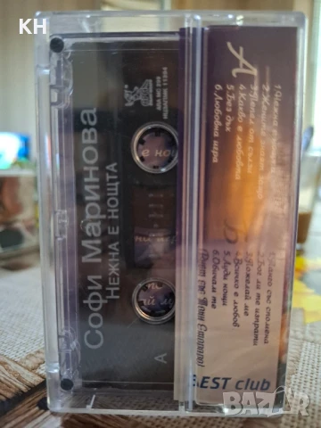 СОФИ МАРИНОВА-НЕЖНА Е НОЩА, снимка 2 - Аудио касети - 50945266