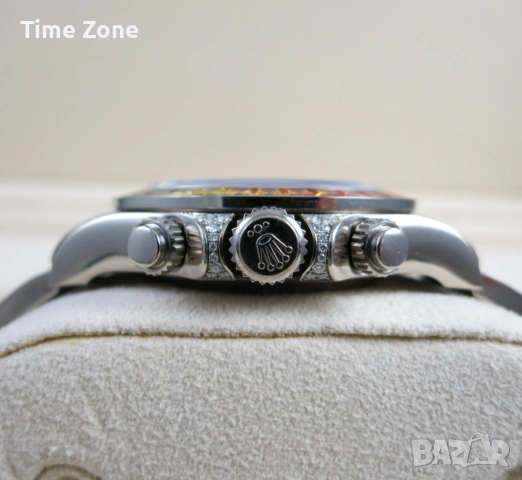 Rolex Cosmograph Daytona 40mm White Gold "Rainbow" Automatic Дамски / Унисекс Различни Варианти, снимка 7 - Дамски - 54047440