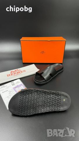 Сандали Hermès, Черни, снимка 5 - Мъжки сандали - 45735974