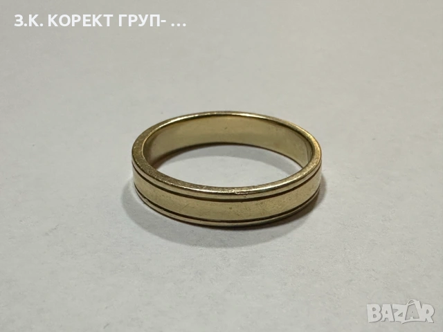 Златен пръстен 14к, 4,71гр, снимка 5 - Пръстени - 53929009