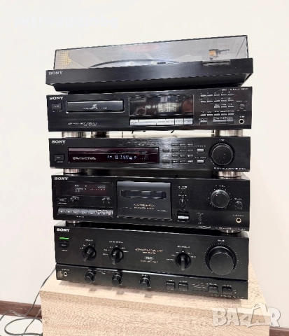 🔊Ретро аудио система SONY - Усилвател, дек, cd, тунер, грамофон - опция тонколони🔊