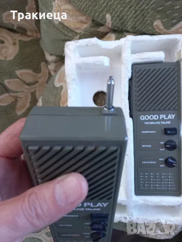  2 РАДИОСТАНЦИИ GOOD PLAY FM WALKIE TALKIE, снимка 3 - Антикварни и старинни предмети - 47245674