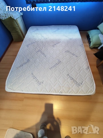 Подарявам матрак  на ТЕД с мемори пяна и покет пружини.Лавандула  мемори144/190 ,много запазен. , снимка 4 - Матраци - 53099509