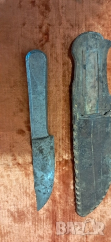 Стар нож с кания, снимка 7 - Колекции - 51851056