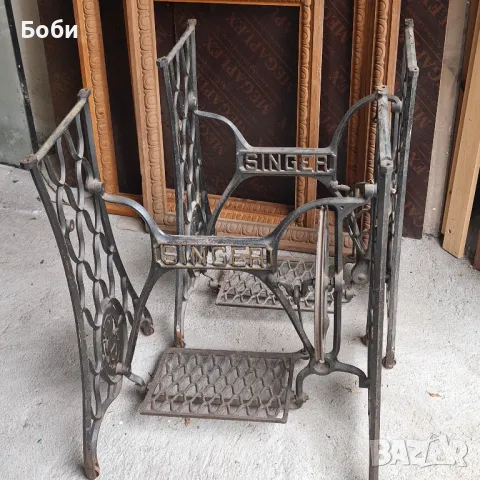 Метални крака от шевни машини , снимка 2 - Декорация за дома - 49905602