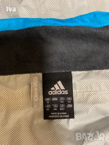 Синя ветровка adidas унисекс мъжка дамска, снимка 4 - Якета - 47592758