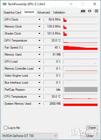 Видеокарта NVIDIA ASUS GeForce GT 730 4GB, снимка 5 - Видеокарти - 49408642