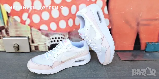 Английски детски маратонки естествена кожа-NIKE, снимка 2 - Детски маратонки - 49923728