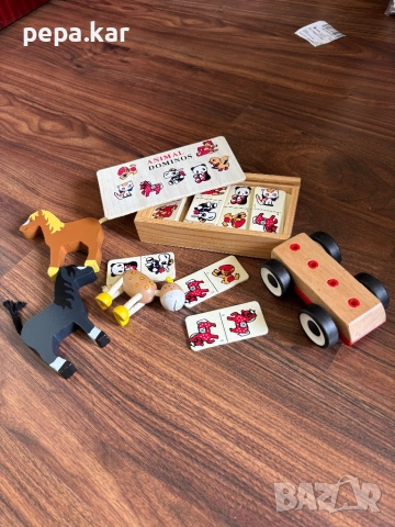 Еко играчки Домино и кончета дървени и още много играчки