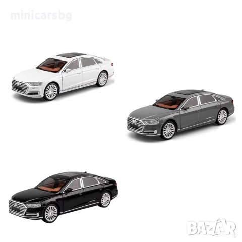Метални колички: Audi A8 D5 1:24, снимка 9 - Колекции - 53991140