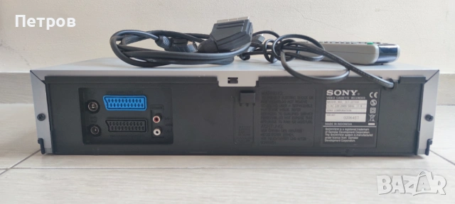 Видео SONY VHS , снимка 3 - Плейъри, домашно кино, прожектори - 54218454