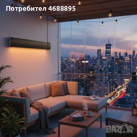 Отоплител Cityline Heatbar – комфорт у дома и навън, снимка 2 - Отоплителни печки - 53660039