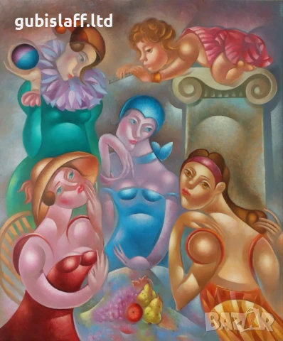 Картина "Спомен от о-в Тасос", худ. Цветомир Асенов, 2023 г., снимка 4 - Картини - 50885388