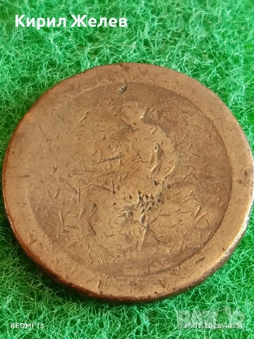 Стара монета пени Великобритания рядка за КОЛЕКЦИЯ ДЕКОРАЦИЯ 53076