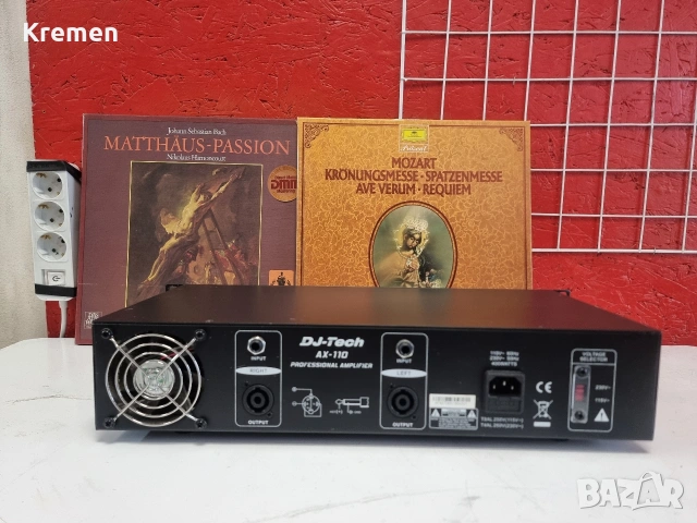 Стерео стъпало DJ TEAH AX-110, снимка 4 - Ресийвъри, усилватели, смесителни пултове - 53190126
