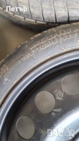 Резервна Гума Патерица за ОПЕЛ  5х110х65.1-16 цола, снимка 5 - Гуми и джанти - 53187045
