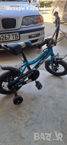 Детско колело 12 с помощни колела, снимка 3 - Детски велосипеди, триколки и коли - 53786796